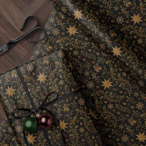 Christmas Gift Wrap Holiday Wrapping Paper Nostalgic Christmas Wrapping Paper Festive Decor Christmas Party Gift Idea Christmas Home Decor
