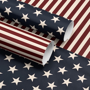 Stripe Wrapping Paper Pattern Red Gift Wrap Paper American Gift Circus Party Decoration Carnival Party Decoration Kid Birthday Party Favor
