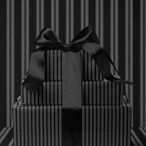 Gothic Gift Wrap Black Stripe Wrapping Paper Elegant Gift Wrap Classic Wrapping Paper Holiday Gift Wrap Chic Wrapping Paper Birthday Gift