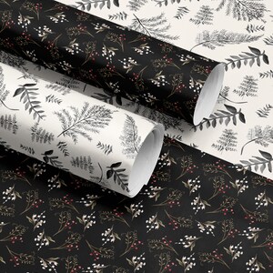 Classic Christmas Wrapping Paper Holiday Gift Wrap Christmas Tree Gift Wrap Elegant Christmas Gift Wrap Traditional Gift Wrap Seasonal