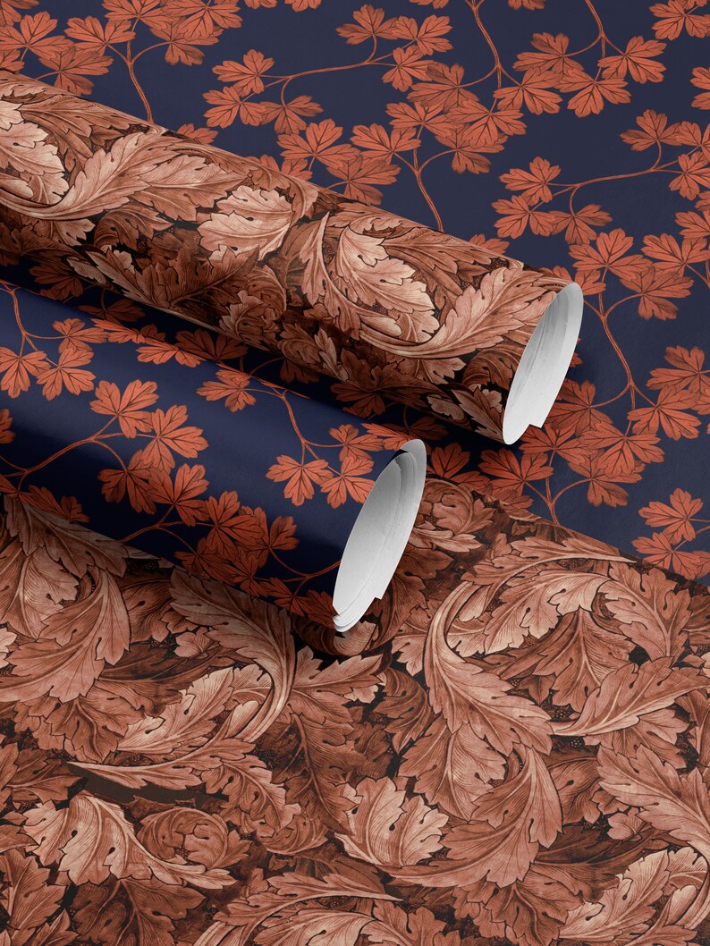 William Morris Wrapping Paper Fall Gift Wrap Decorative Paper Vintage Wrapping Paper Traditional Gift Wrap Decoupage Paper Wrapping Supplies