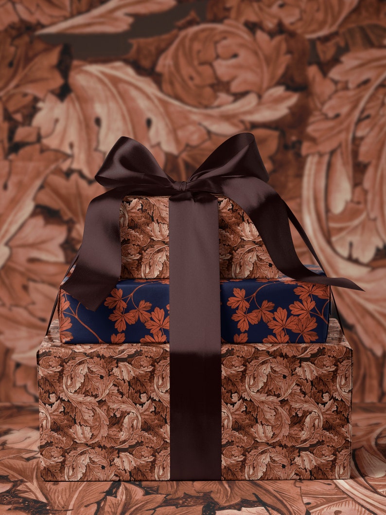 William Morris Wrapping Paper Fall Gift Wrap Decorative Paper Vintage Wrapping Paper Traditional Gift Wrap Decoupage Paper Wrapping Supplies