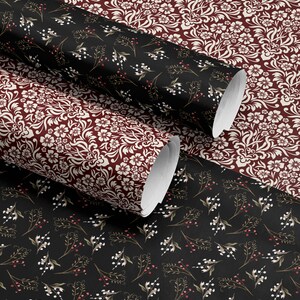 Elegant Gift Wrap Anniversary Gift for Women Classic Wrapping Paper Bridal Shower Gift for Bride to Be Wrapping Paper Roll Christmas Paper