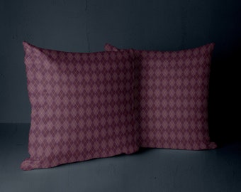 Plum Pillow Set for Couch Set of 2 Pillow for Sofa Purple Decoration Retro Pillow Cover Feminine Decor Girl Bedding Throw Pillow Decorative