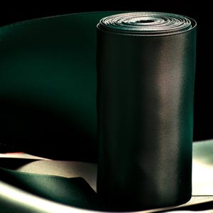 Wide Green Satin Ribbon for Gift Wrapping 4 Inch Luxury Ribbon for Statement Bows Wedding Decor Holiday Gift Packaging Large Bow Ribbon