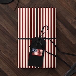 Stripe Wrapping Paper Pattern Red Gift Wrap Paper American Gift Circus Party Decoration Carnival Party Decoration Kid Birthday Party Favor