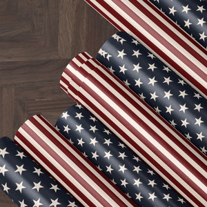 Stripe Wrapping Paper Pattern Red Gift Wrap Paper American Gift Circus Party Decoration Carnival Party Decoration Kid Birthday Party Favor
