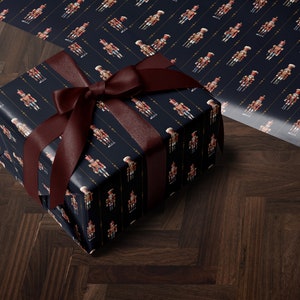 Holiday Gift Wrap Nutcracker