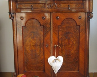 Vertiko Schrank Kommode Louis Philippe Historismus Biedermeier 1870