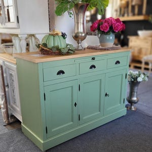 Chest of Drawers Buffet Sideboard Cabinet Solid Wood Country House Solid Wood