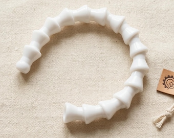 Armadura de esqueleto de muñeca de plástico flexible para hacer peluches de algodón DIY con articulaciones articuladas.