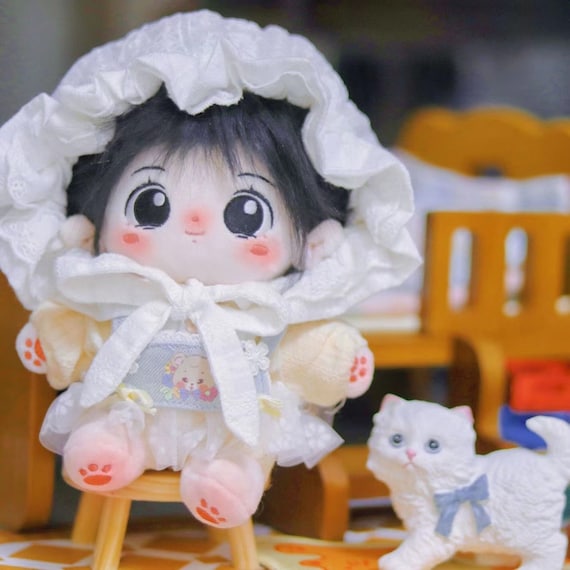 20 cm コットン人形、かわいいぬいぐるみ人形 (服は含まれません 