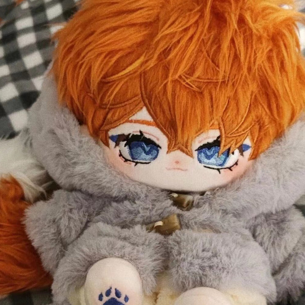 20cm cotton doll, game character kawaii plush doll (clothes not included)