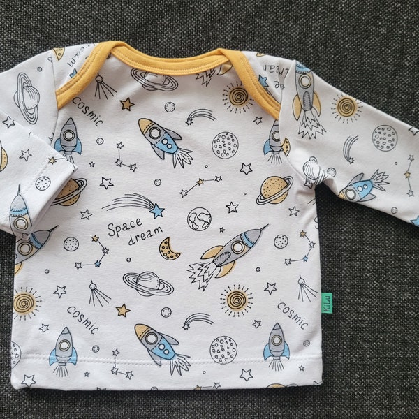 Babyshirt mit Weltall-Motiv