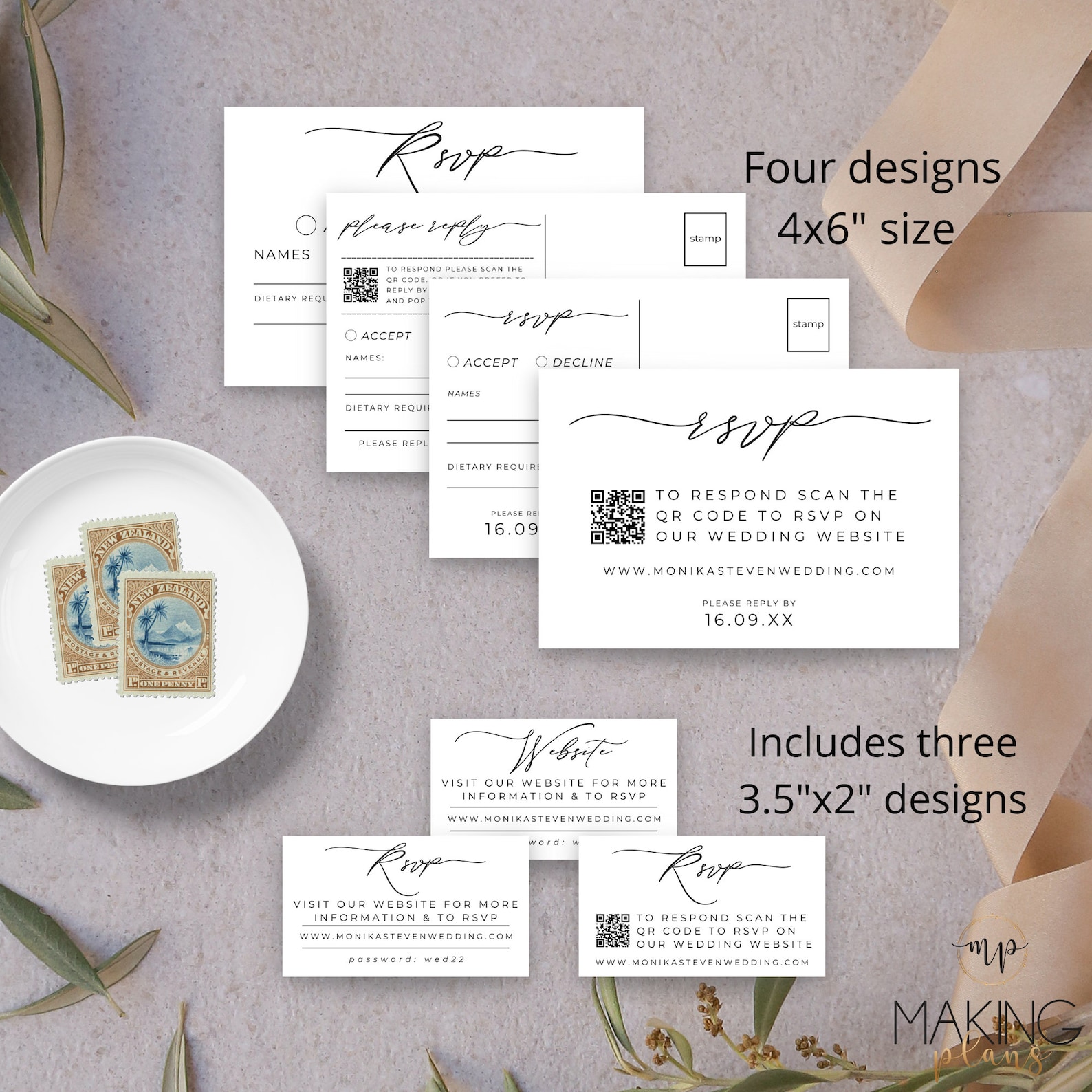 How To Respond To Rsvp QR Code Rsvp, QR Code Reply Card, Respond to Wedding Invite, Response ...