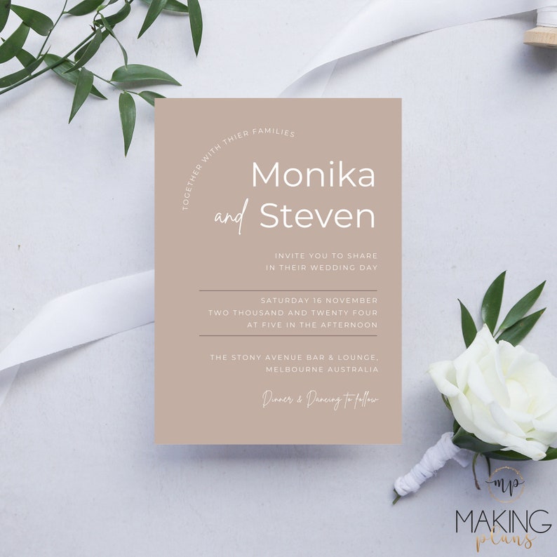 Digital Wedding Invite 2023 Wedding Evite Electronic Wedding Etsy