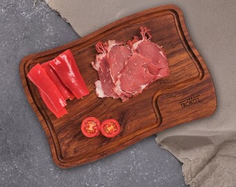 Iroko Wood Cutting and Serving Board