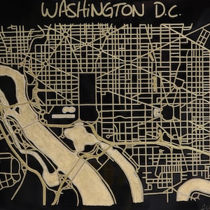 Washington D.C. Straßen Karte