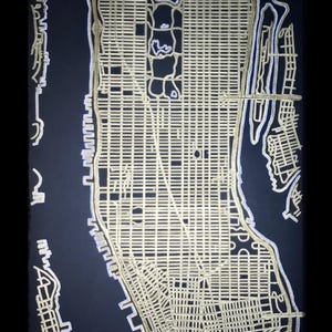 Manhattan street map