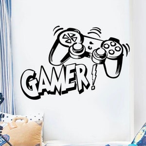 Gaming bedroom wall sticker/decal