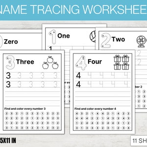 Number tracing worksheets, traceable numbers, preschool worksheets, 0-10 Printable Number Tracing, Kids Tracing, handwriting practice sheets
