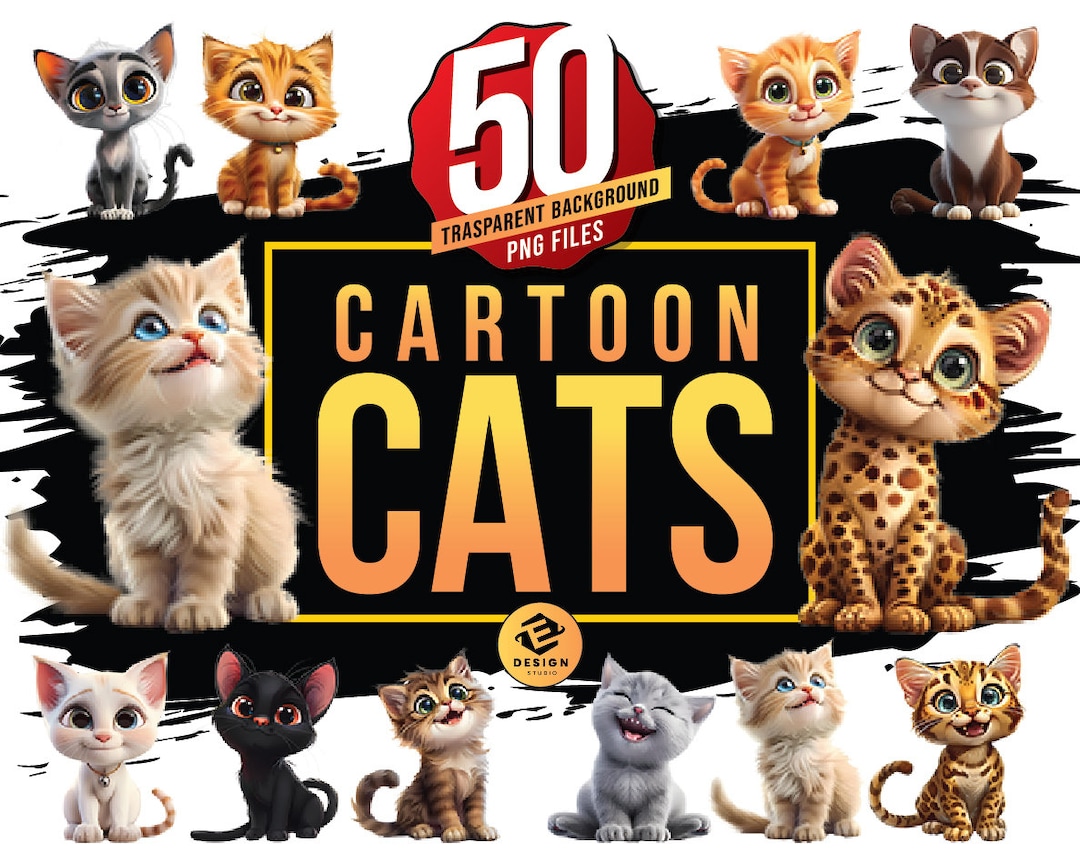 50 Cat Stickers Cat Meme Stickers Bundle Planner Sticker Stickers for ...