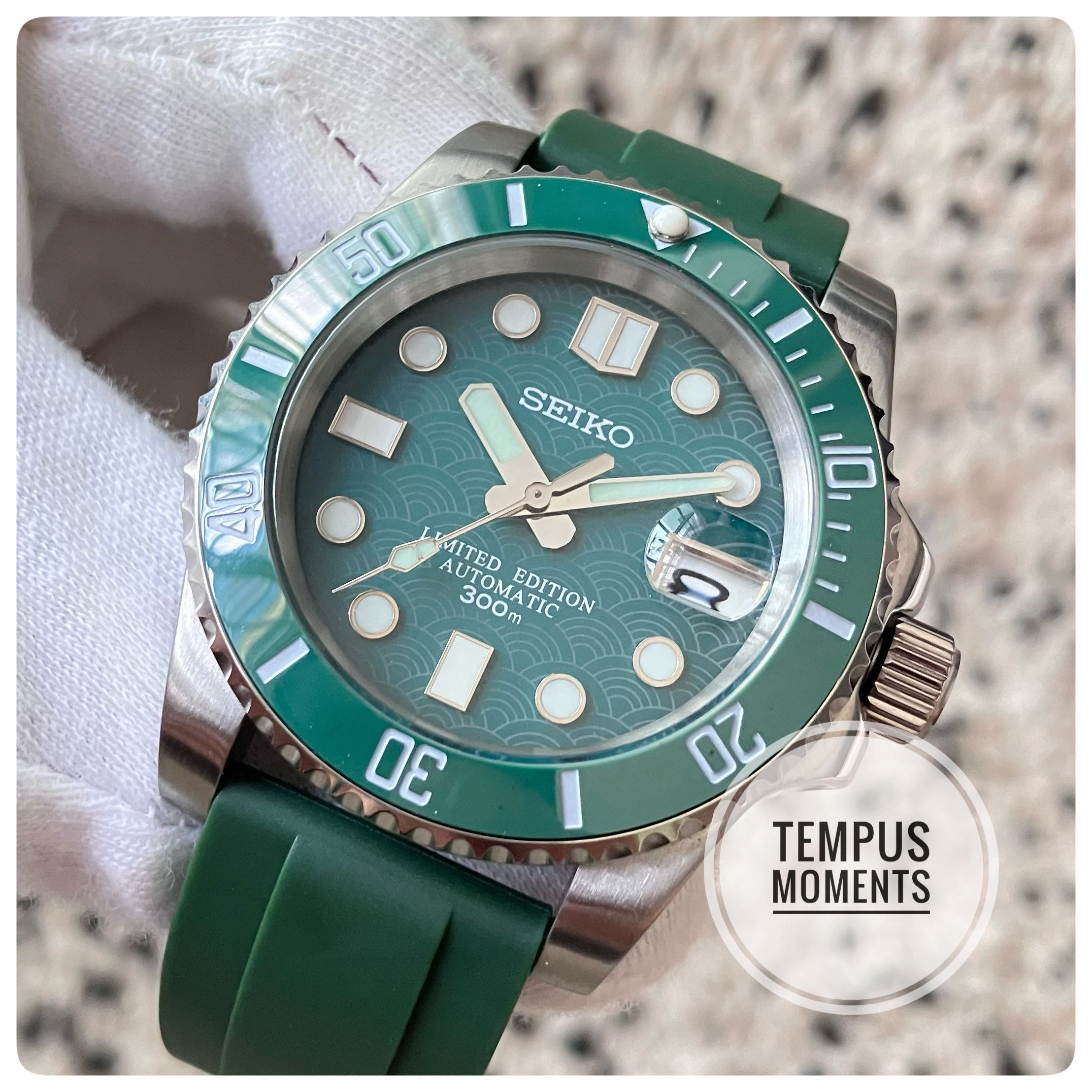 BGW9 Grand Seiko Dauphine Hands SEIKO Mod Parts Lucius Atelier | Watch Hands  Silver Hands Watch Green Super Luminous Suitable For Nh35, Nh36 Movement B  