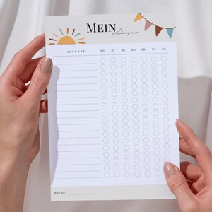 Wochenplaner Montessori | DIN A4 | ADHS | To do Liste | Aufgabenlisten | Download | Checkliste Woche | Aufgaben Gewohnheiten | Habit Tracker