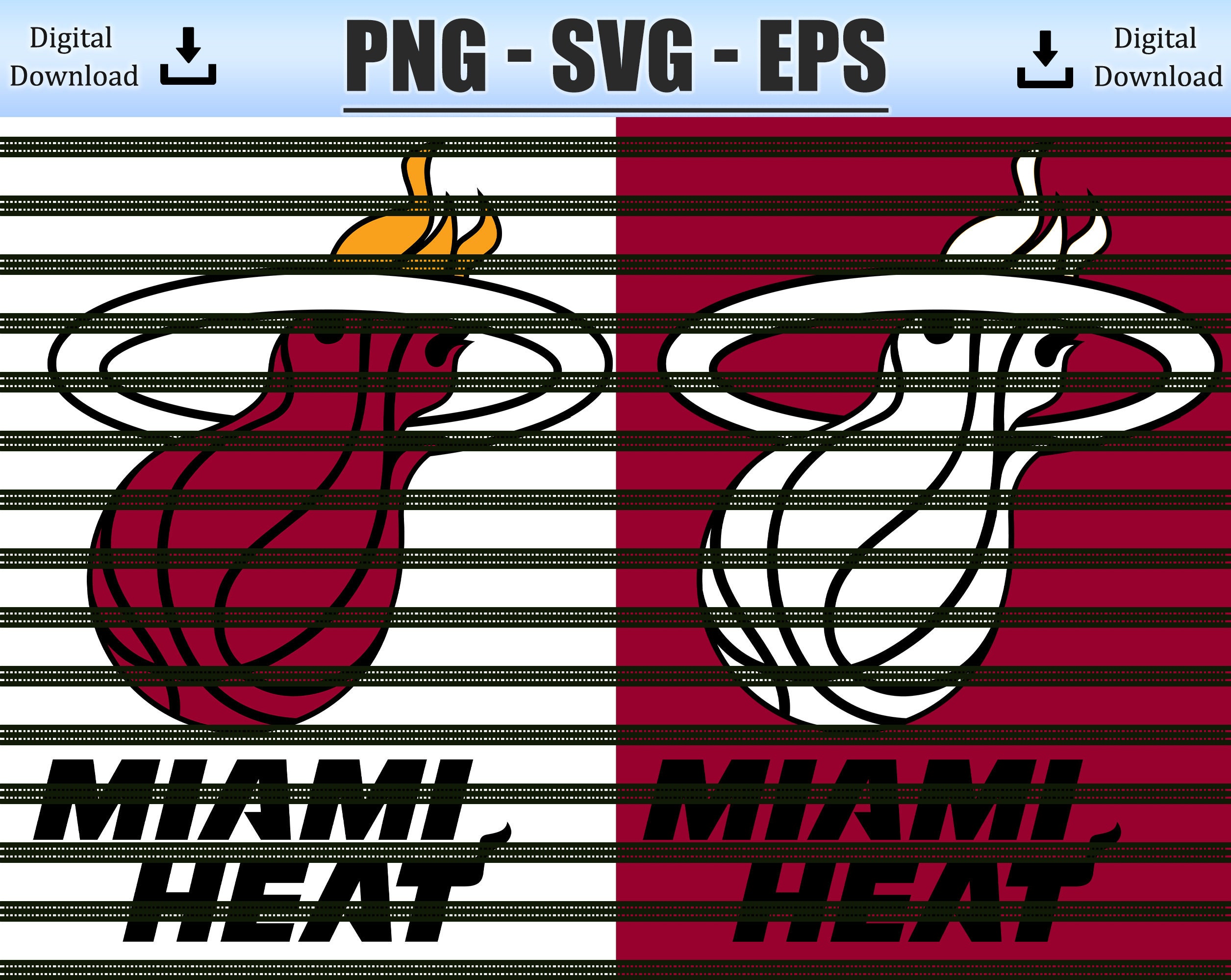 NBA Logo Miami Heat, Miami Heat SVG, Vector Miami Heat Clipart Miami Heat, Basketball  Kit Miami Heat, SVG, DXF, PNG, Basketball Logo Vector Miami Heat EPS  Download NBA-files For Silhouette, Miami Heat