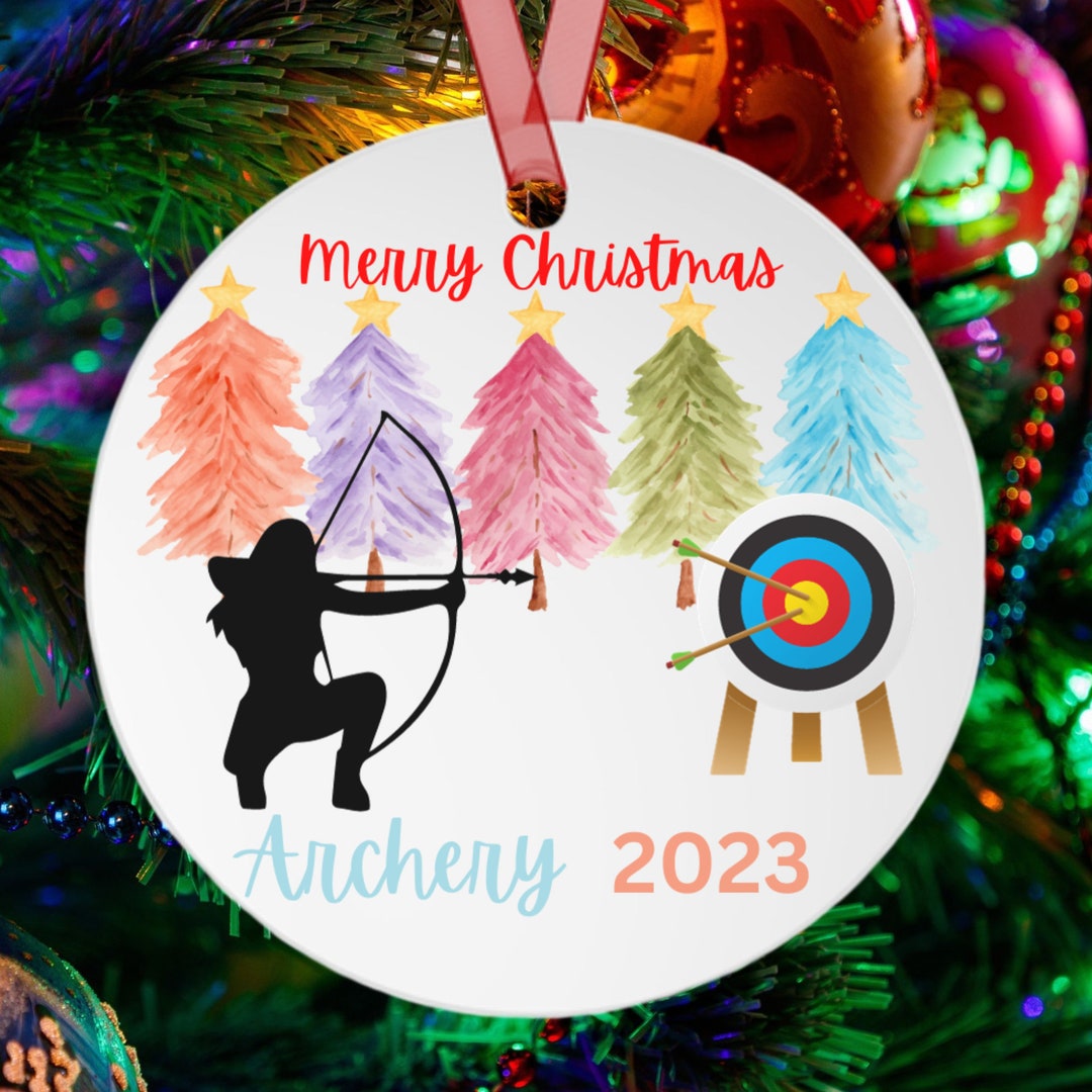 Custom Archery Christmas Ornament, Funny Christmas Ornaments Gift
