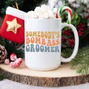 Dog Groomer Coffee Mug, Thank You Gift from Pet, Pet Lover Cup, Appreciation Gifts, Christmas Gifts Idea Pet Groomer Mug Gift from Pet Owner