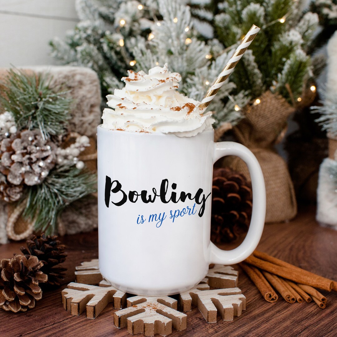 Bowling Christmas Mugs Bowler Gifts Bowling Party Gifts Etsy