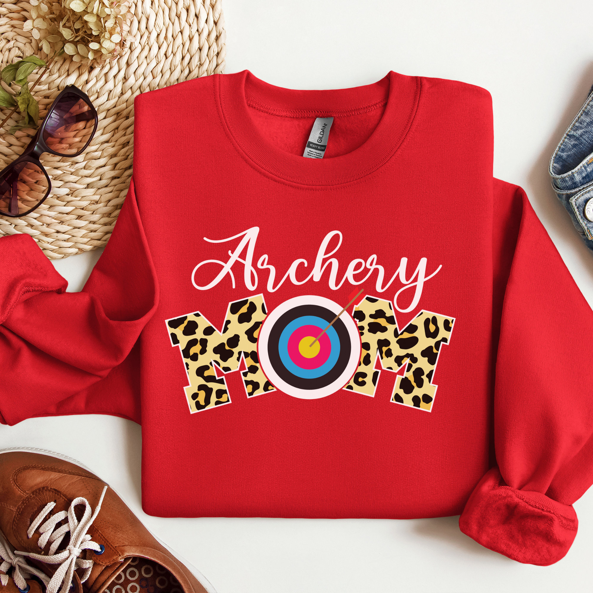 Archery Mom Sweatshirt Hunting Gift Archery Shirt Archery Gift Bow and
