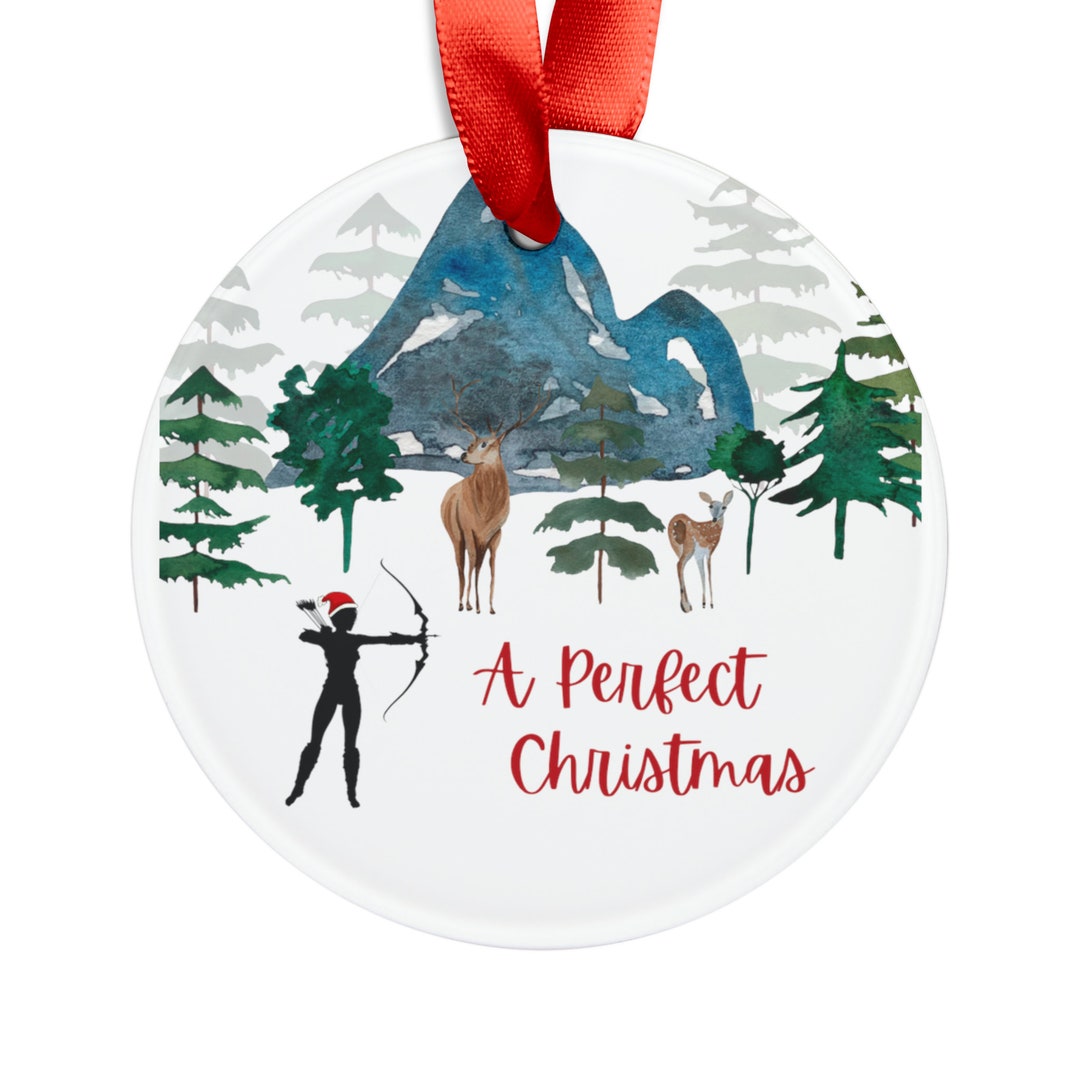 Personalized Deer Hunter Christmas Ornaments Archery Gifts Etsy