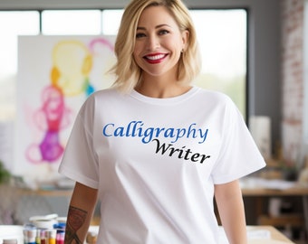 Calligraphy Shirt, Calligraphy Gift, Calligraphy Lover, Funny Calligraphy Shirt, Arts and Crafts, Japanese Gifts, Calligraphy Art Writer Tee