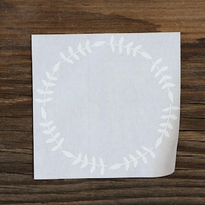 Kranz Kränzchen Vinyl Sticker/Aufkleber Nr. 5