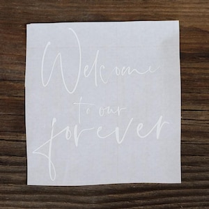 personalisierbare Vinyl Sticker/Aufkleber (Schrift 45)