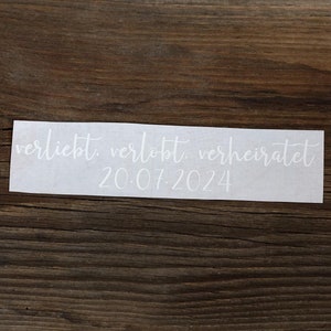 personalisierbare Vinyl Sticker/Aufkleber (Schrift 60)