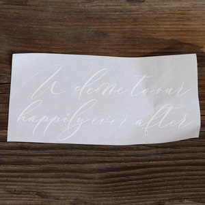 personalisierbare Vinyl Sticker/Aufkleber (Schrift 56)
