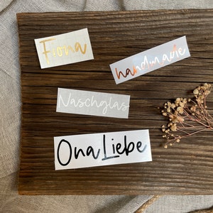 aanpasbare vinylstickers/stickers (lettertype 3)
