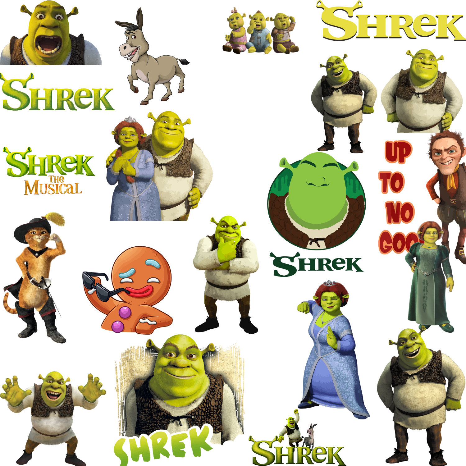 Shrek Svg Bundle Set Svg Design Bundle Cdr Dxf Eps Ai - vrogue.co