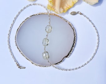 Citrine & Pearl Sparkle Necklace