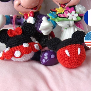Crochet pattern keychain couple Mouse / Crochet pattern keychain couple Mouse