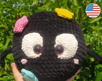 Soot Sprite Crochet Tutorial / Soot Sprite Crochet Pattern / Amigurumi Crochet Pattern / Soot Sprite Amigurumi / FR / ENG