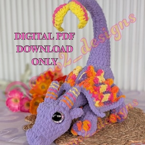 Scorchwing Dragon crochet pattern | Amigurimi | PDF Digital Download