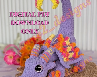 Scorchwing Dragon crochet pattern | Amigurimi | PDF Digital Download