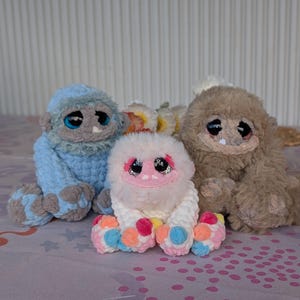 Arki Jr. Crochet Pattern: Amigurumi Mini Yeti (digital Download) - Etsy