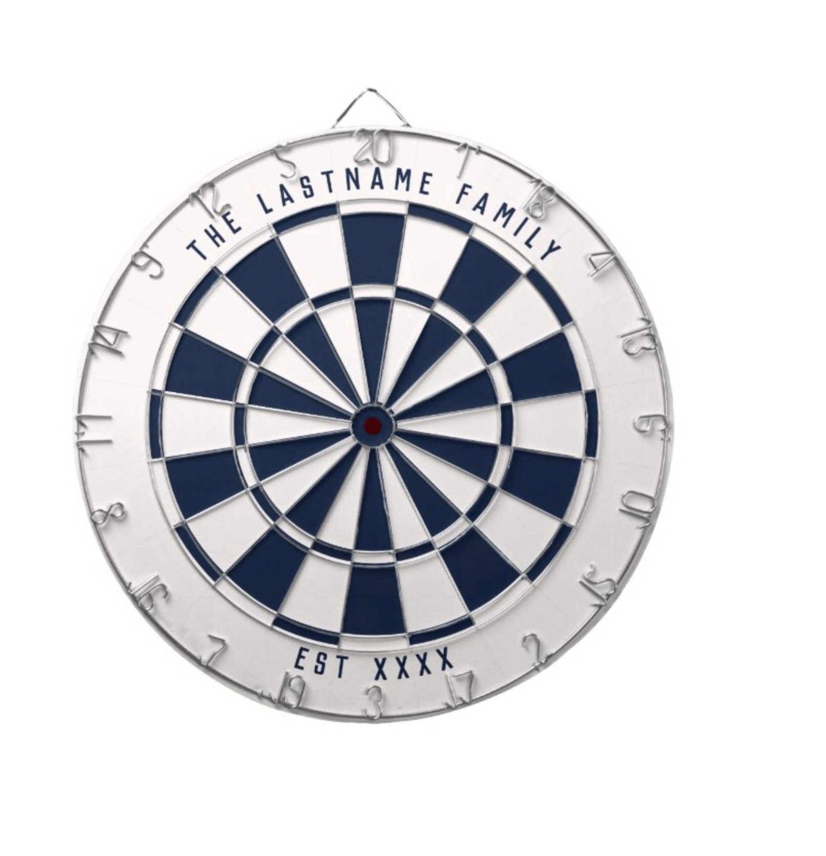 Customizable Dartboard Choose your colors and add names 3 darts