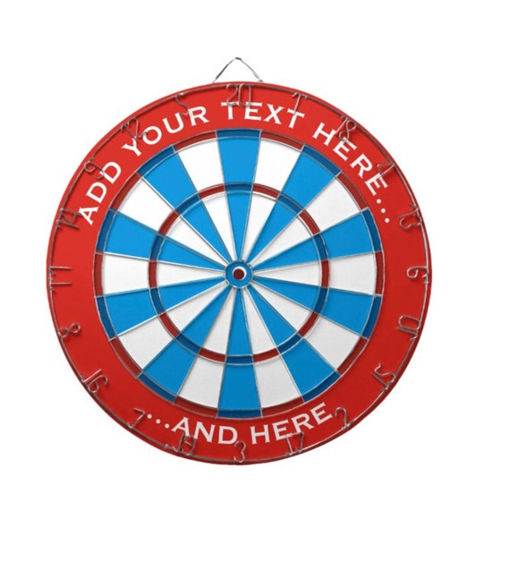 Personalized Dart Board Custom Game Room Decor Metal Dart Etsy