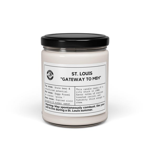 St. Louis Gag Gift Candle: Stale Beer, Provel Pizza Scent